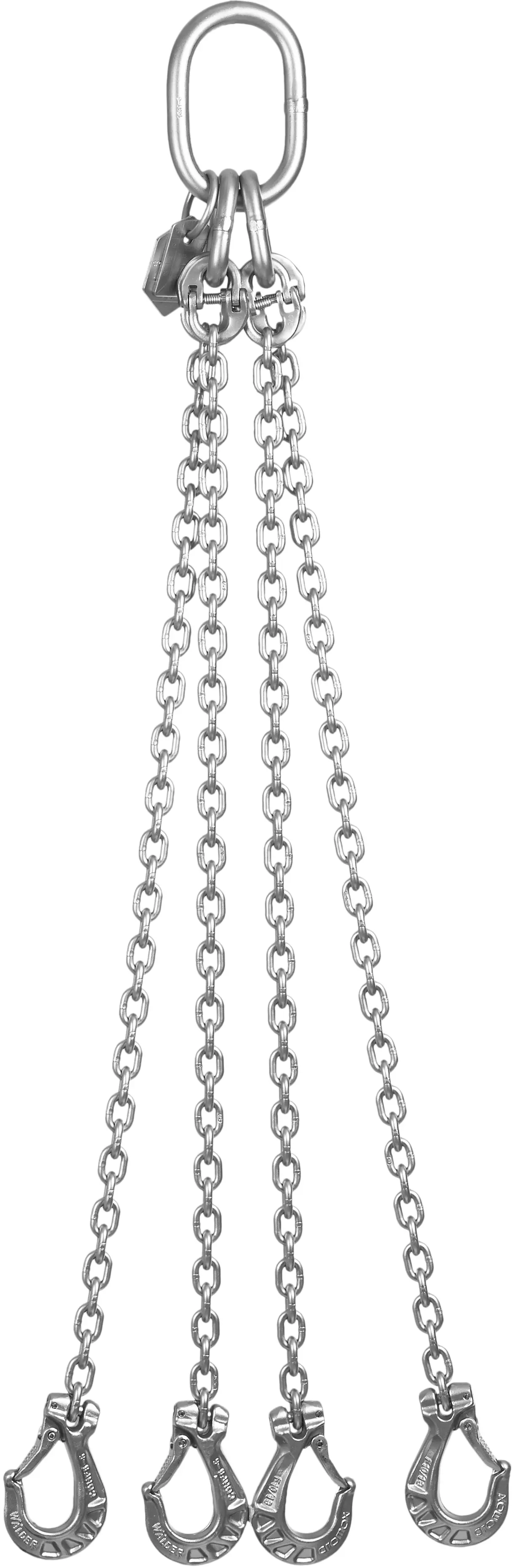 Élingues chaînes cromox® en système modulaire avec maillon de connexion CVG