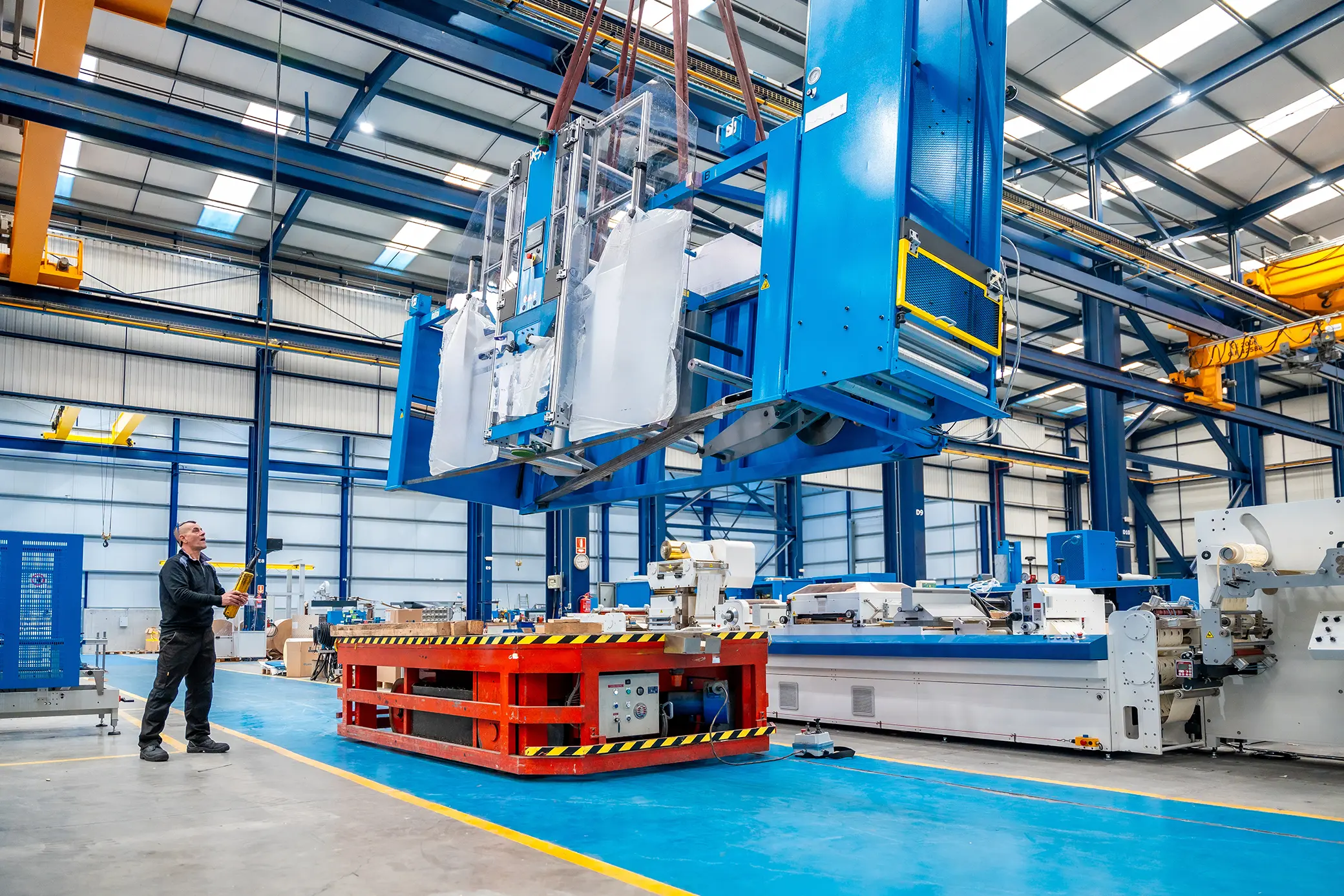 un atelier dans le secteur industriel